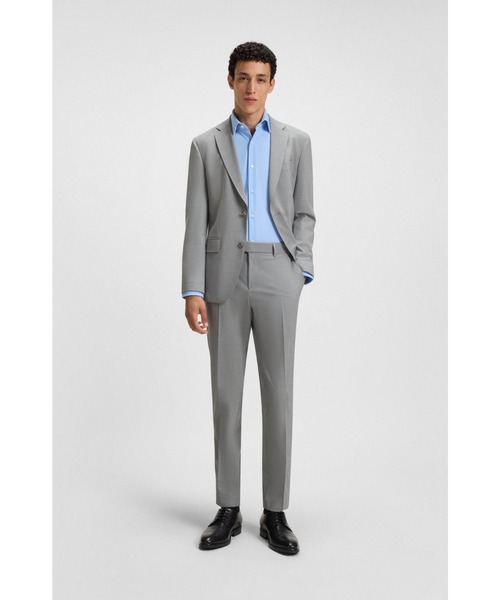 BOSS テーラードジャケット グレー BOSS（HUGO BOSS） ジャケット テーラードジャケット スリムフィット