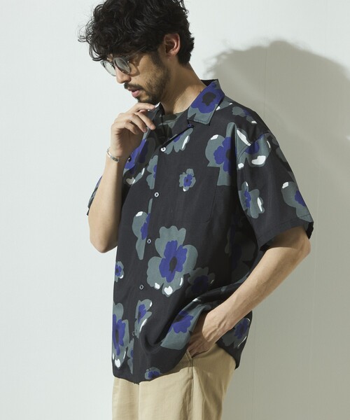 「Firsthand」 半袖シャツ L ベージュ メンズ_画像3