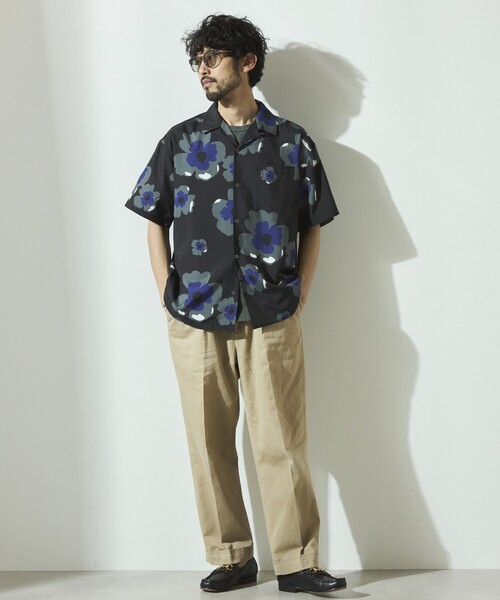 「Firsthand」 半袖シャツ L ベージュ メンズ_画像8