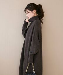 le.coeur blanc（ルクールブラン） ワンピース ネックが選べるニット