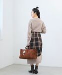 ワンピース ネックが選べるニットワンピースの詳細画像2