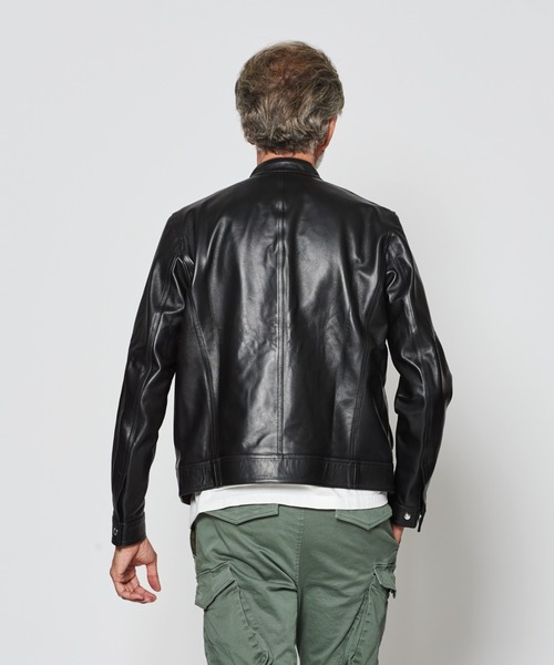 ACANTHUS アカンサス　ディアスキン？ ダブル　ライダース　レザー ACANTHUS アカンサス ディアスキン？ ダブル ライダース レザー