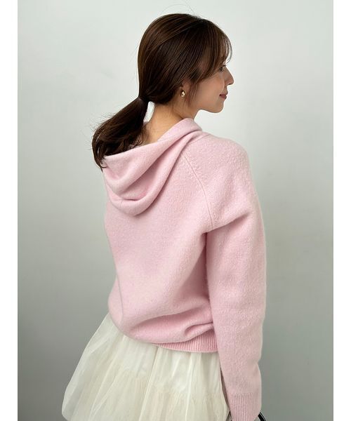 SNIDEL（スナイデル） ニット セーター LACOSTE/ニットフーディー