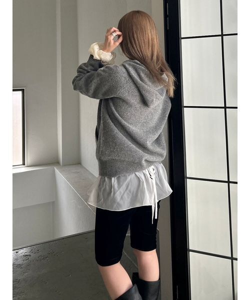 SNIDEL（スナイデル） ニット セーター LACOSTE/ニットフーディー