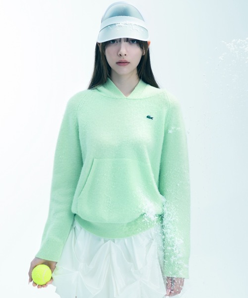 SNIDEL（スナイデル） ニット セーター LACOSTE/ニットフーディー