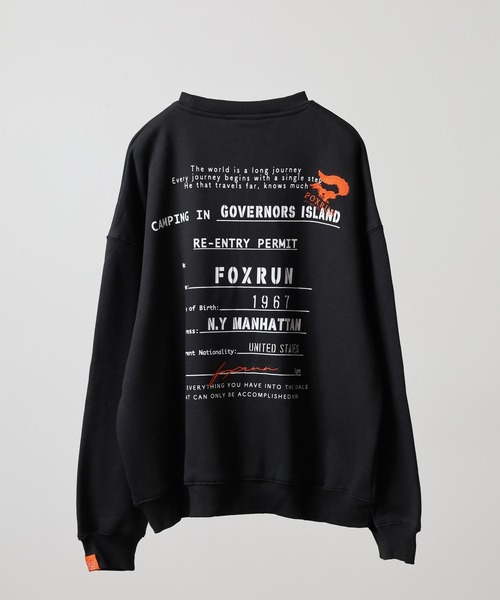 トレーナー/スウェット Yain U Fl XS FOXRUN（フォックスラン） トレーナー スウェット 吸湿発熱 裾ドロスト