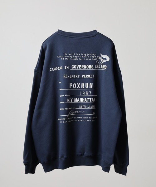 FOXRUN（フォックスラン） トレーナー スウェット 吸湿発熱 裏起毛