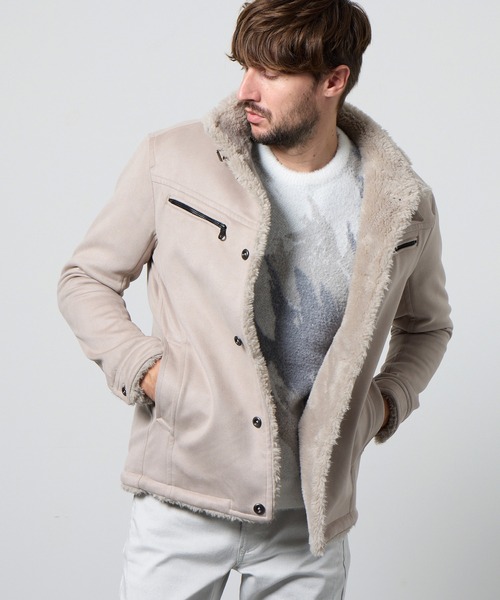 HIDEAWAYS NICOLE（ハイダウェイ ニコル） ムートンジャケット