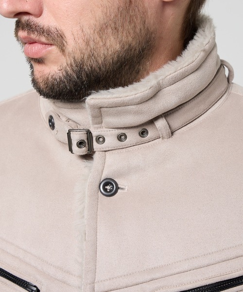 HIDEAWAYS NICOLE（ハイダウェイ ニコル） ムートンジャケット