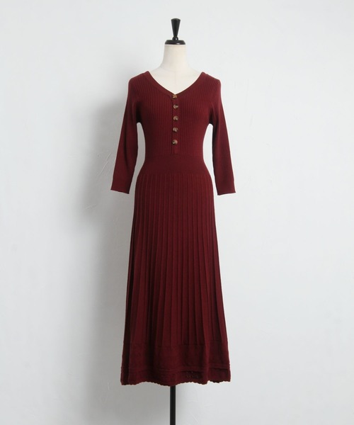 「tocco closet」 ニットワンピース M ブラック レディース_画像2