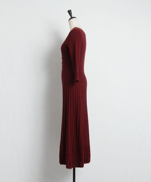 「tocco closet」 ニットワンピース M ブラック レディース_画像3