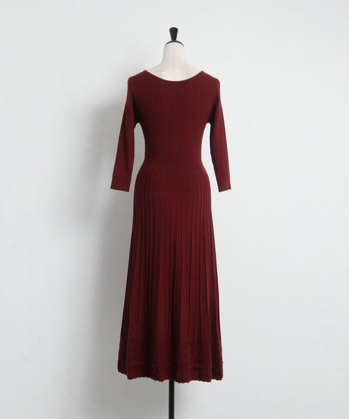 「tocco closet」 ニットワンピース M ブラック レディース_画像4