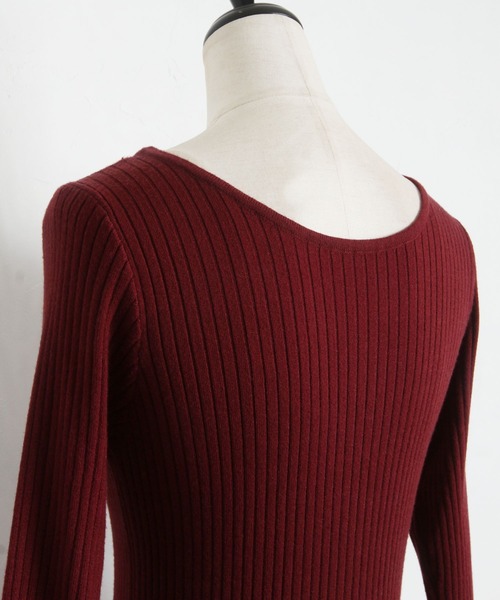 「tocco closet」 ニットワンピース M ブラック レディース_画像5