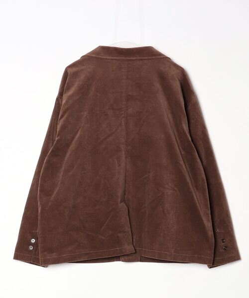 【美品】ANREALAGE ブラウン コーデュロイジャケット S 美品】ANREALAGE ブラウン コーデュロイジャケット S