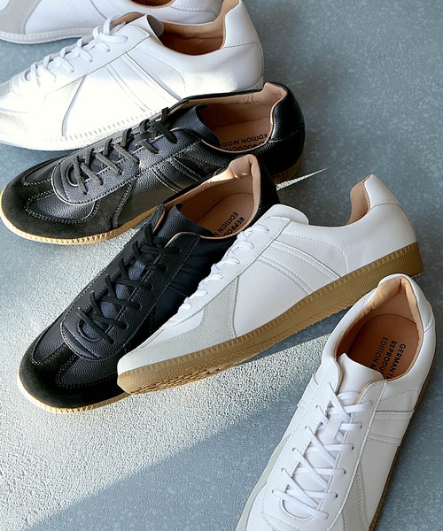 「GERMAN TRAINER」 ローカットスニーカー 38 ブラック メンズ_画像6