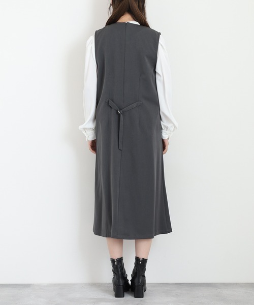 Anna Nicola（アンナニコラ） ジャンパースカート キーネック