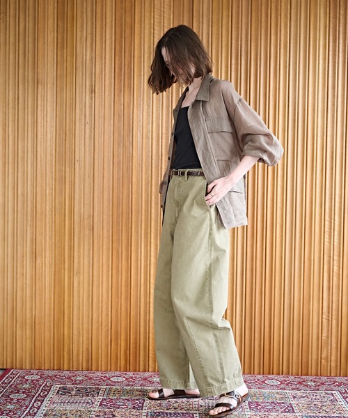kha:ki（カーキ） パンツ 「KHA:KI / カーキ」オーバルワイド