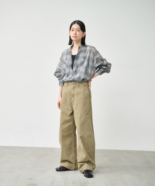 kha:ki（カーキ） パンツ 「KHA:KI / カーキ」オーバルワイド