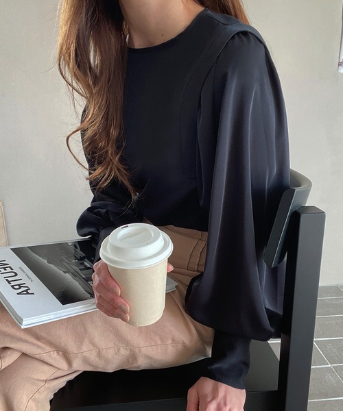 「FILLOU」 長袖ブラウス LARGE ホワイト レディース_画像5