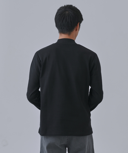 B.C STOCK（ベーセーストック） tシャツ 起毛 スムースモックネック