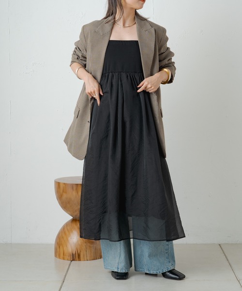 「Omekashi」 フレアスカート 36 ベージュ レディース_画像3