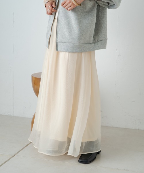 「Omekashi」 フレアスカート 36 ベージュ レディース_画像7