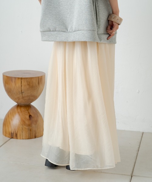 「Omekashi」 フレアスカート 36 ベージュ レディース_画像9