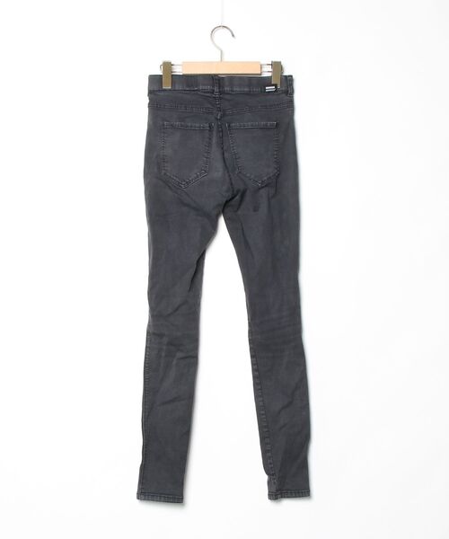 「DR.DENIM」 スキニーデニムパンツ MEDIUM ブラック レディース_画像2