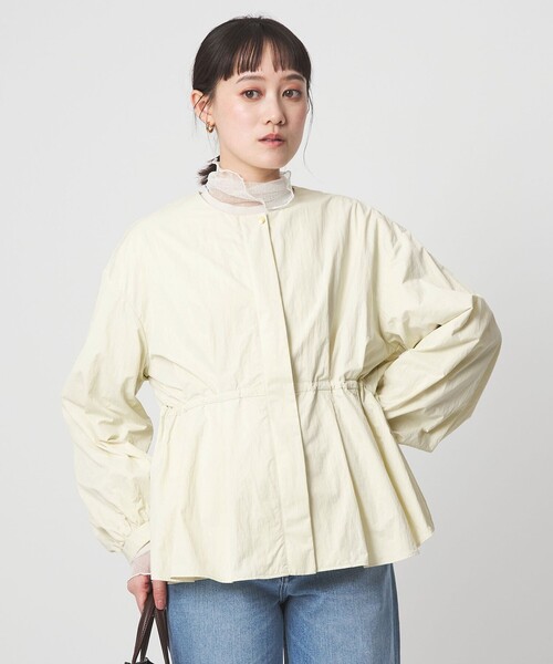【美品】green label relaxing ウエストギャザー ブルゾン green label relaxing（グリーンレーベルリラクシング） ブルゾン