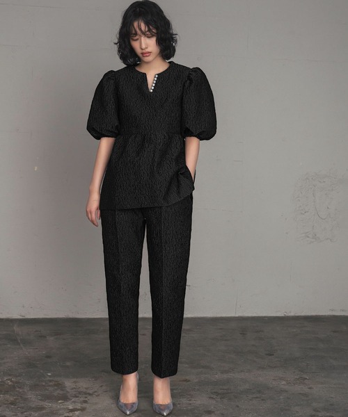 「GIRL」 セットアップ M ネイビー レディース_画像9