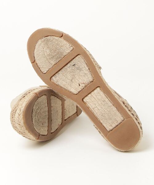 ★期間限定価格【新品】トリーバーチ エスパドリーユ サンダル フラット ぺたんこ TORY BURCH（トリーバーチ） フラットサンダル 6 ゴールド レディース