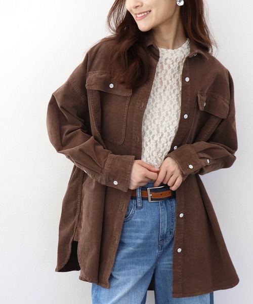 Healthy denim（ヘルシーデニム） ブラウス シャツ Almond オーバー 