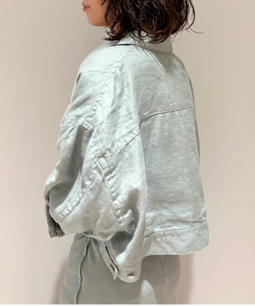 「Mila Owen」 長袖シャツ 0 ベージュ レディース_画像3