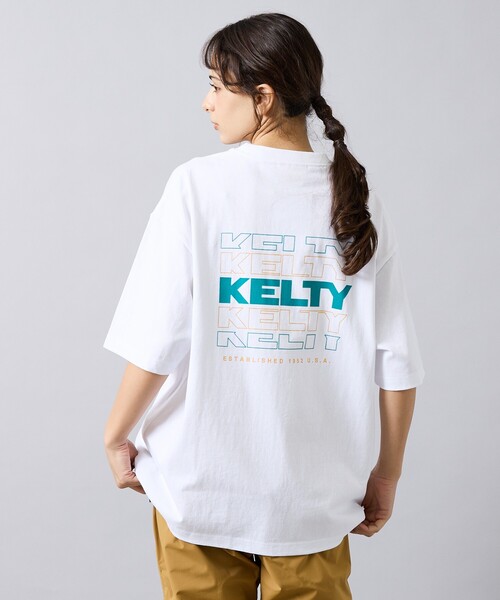 KELTY（ケルティ） tシャツ 「KELTY / ケルティ」Back Typo Logo T
