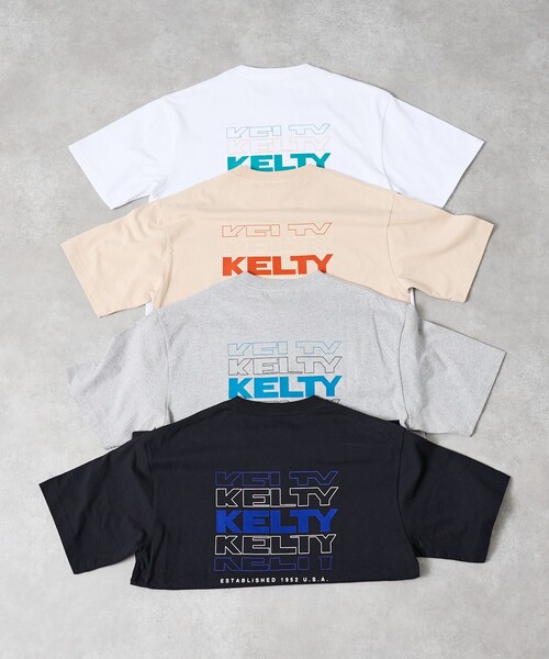 KELTY（ケルティ） tシャツ 「KELTY / ケルティ」Back Typo Logo T