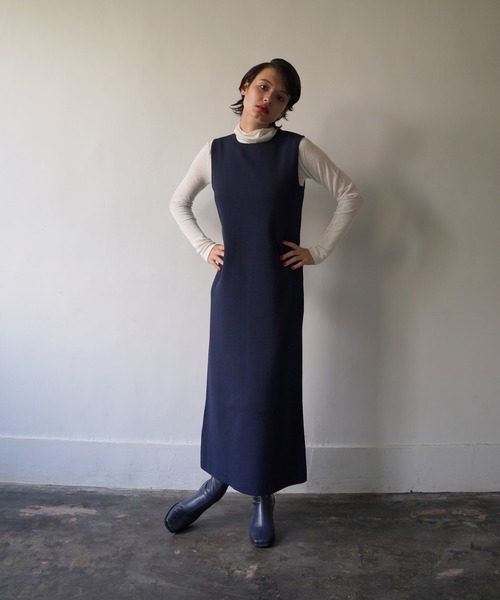 「TINA：JOJUN」 ニットワンピース M カーキ レディース_画像7