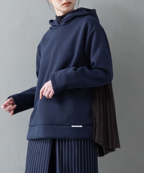 「MARECHAL TERRE」 プルオーバーパーカー MEDIUM アイボリー レディース_画像3