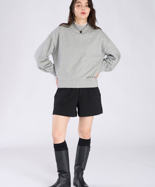 To b. by agnes トレーナー スウェット WEB限定 ロゴ コットン