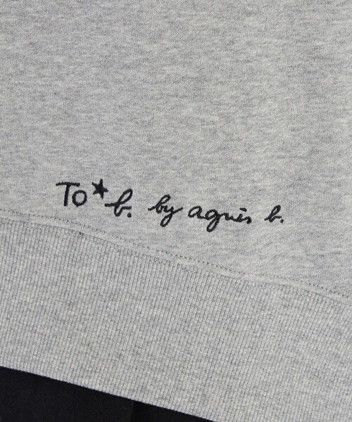To b. by agnes ジャージ WEBスペシャル ロゴ コットン ボリューム