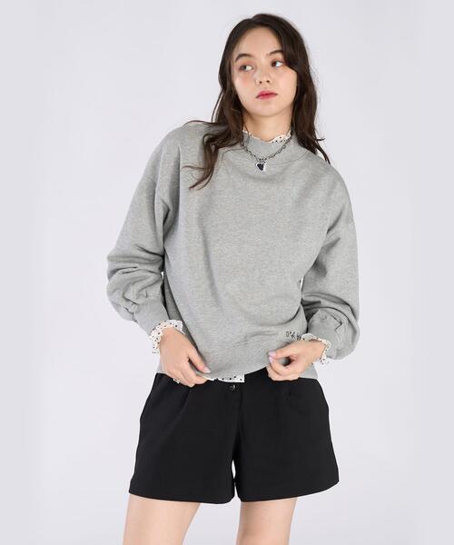 To b. by agnes トレーナー スウェット WEB限定 ロゴ コットン