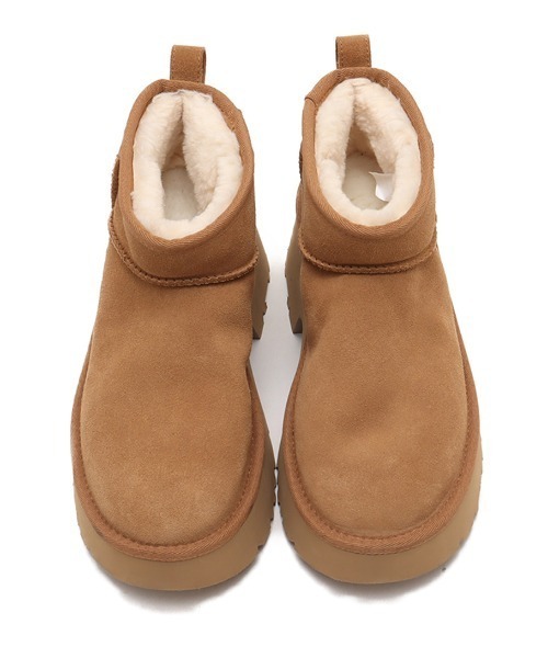 最終価格!!UGG ブラウン ミディアム丈 ムートンブーツ JP25サイズ UGG Australia（アグオーストラリア） 「UGG」 ムートンブーツ 25.0cm