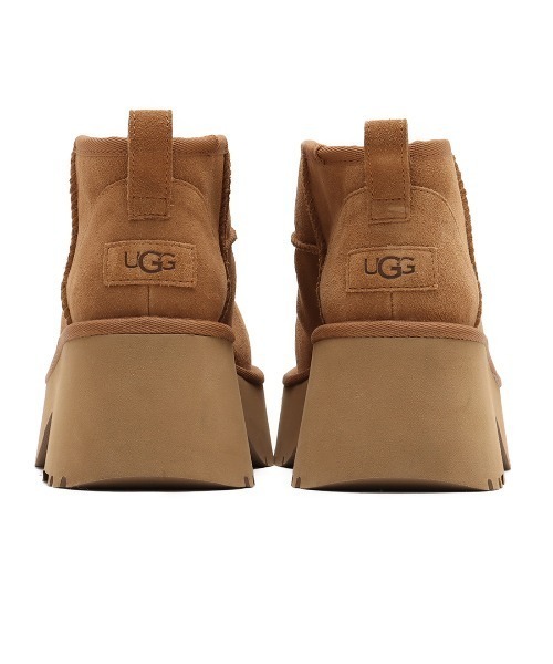 最終価格!!UGG ブラウン ミディアム丈 ムートンブーツ JP25サイズ UGG Australia（アグオーストラリア） 「UGG」 ムートンブーツ 25.0cm
