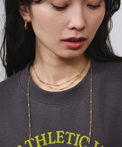 ネックレス (SOAC)DROP ROLL NECKLACE レディースの画像