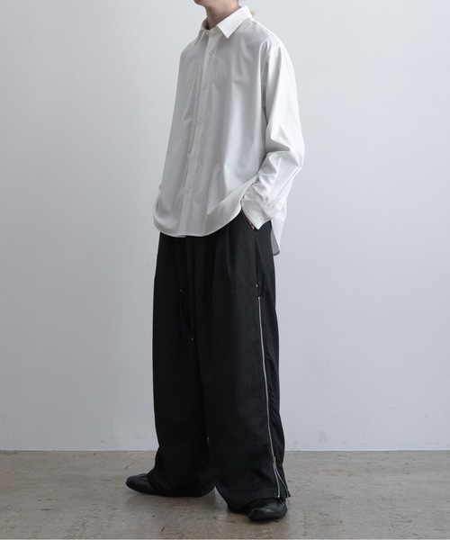 「Casper John」 長袖シャツ SMALL ラベンダー メンズ_画像5