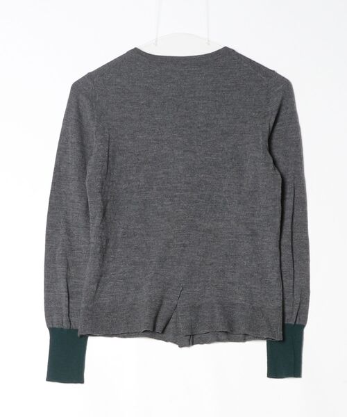 「theory luxe」 ニットカーディガン 40 グレー レディース