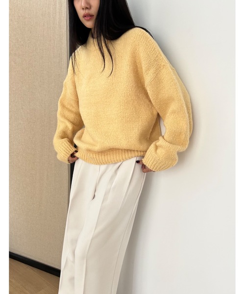 「Didot.showroom」 長袖ニット FREE ラベンダー レディース_画像7