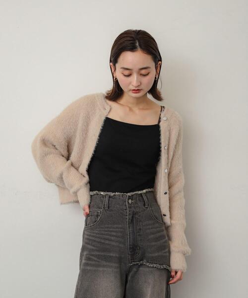 「SENSE OF PLACE by URBAN RESEARCH」 ニットカーディガン ONE レッド レディース_画像2