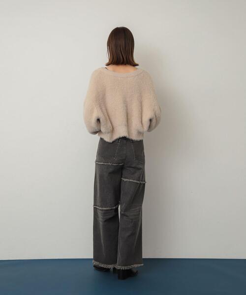 「SENSE OF PLACE by URBAN RESEARCH」 ニットカーディガン ONE レッド レディース_画像5