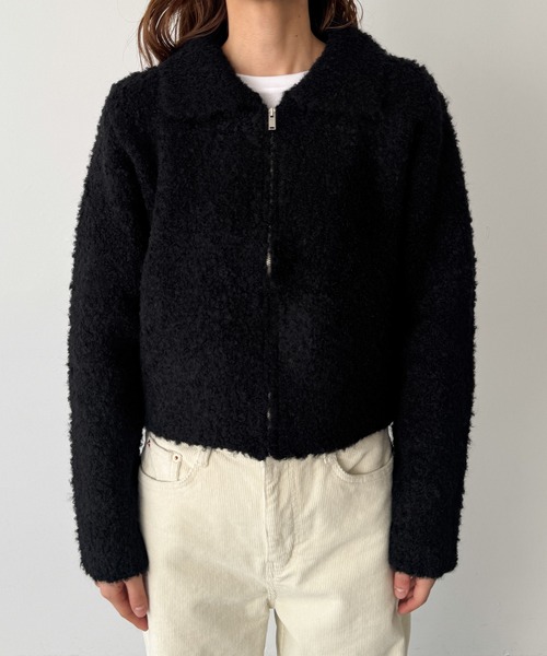 「CANAL JEAN」 「El mar」ニットカーディガン ONE SIZE ベージュ レディース_画像5