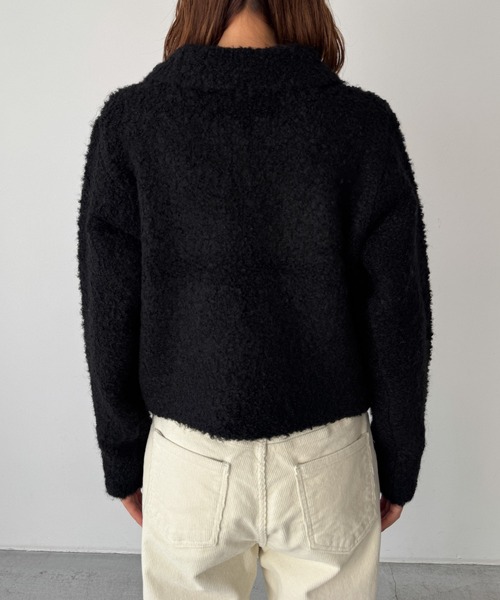「CANAL JEAN」 「El mar」ニットカーディガン ONE SIZE ベージュ レディース_画像7